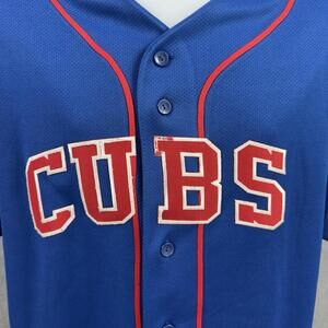 "Off The Bench" Chicago Cubs Jersey Men's XL - Vintage 90s - Button Front